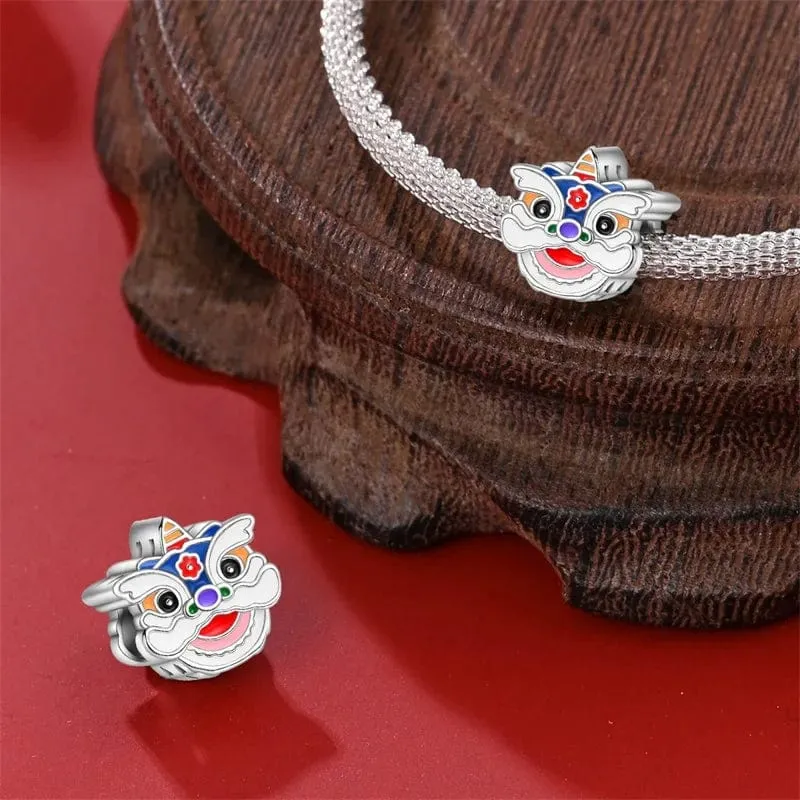 Festive Dragon Mask Charm