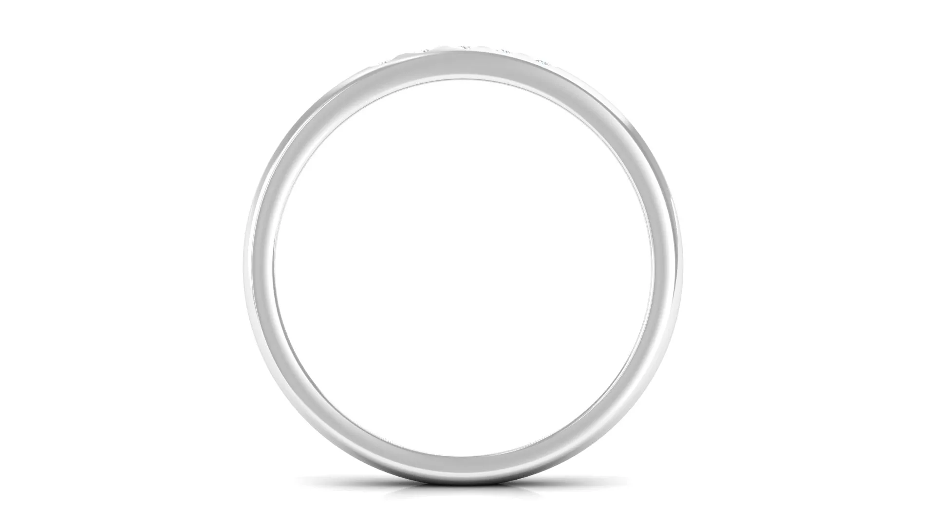 Five Stone Diamond Minimal Band Ring