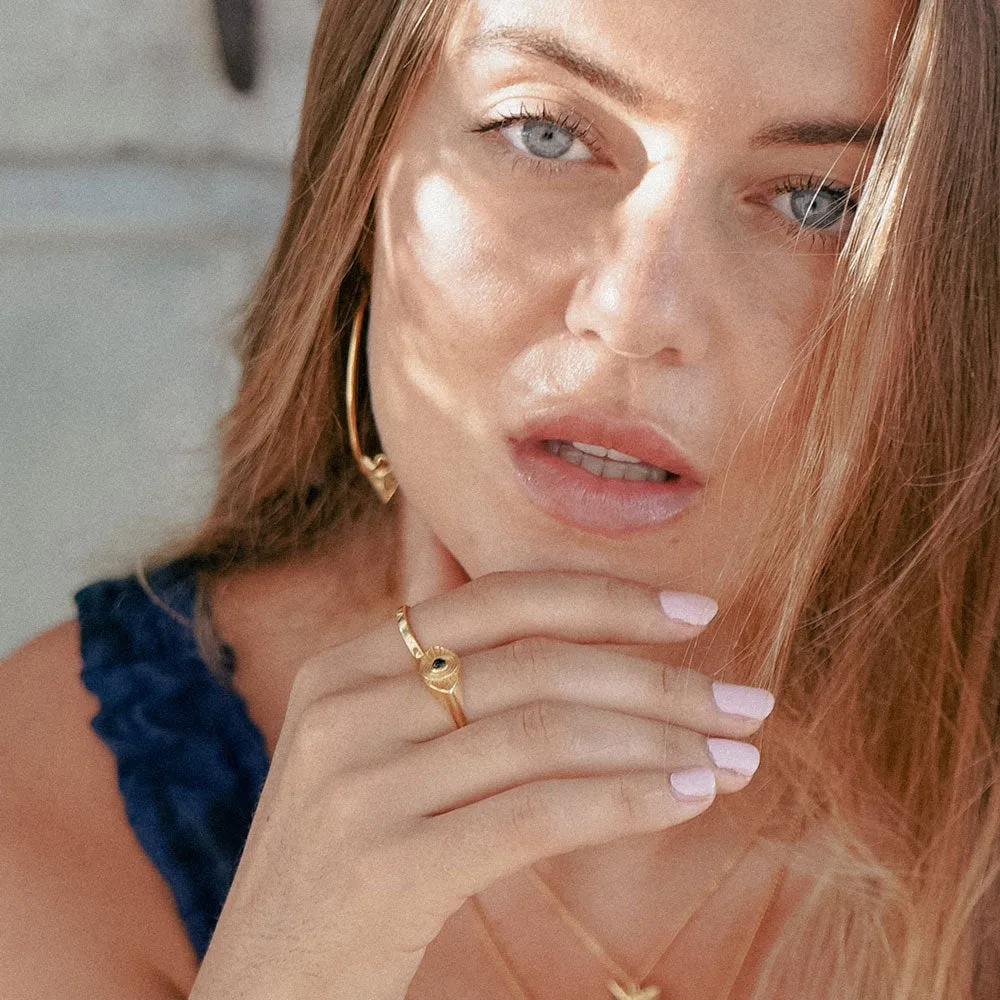 Four Elements Ring Solid Gold