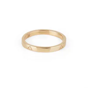 Four Elements Ring Solid Gold