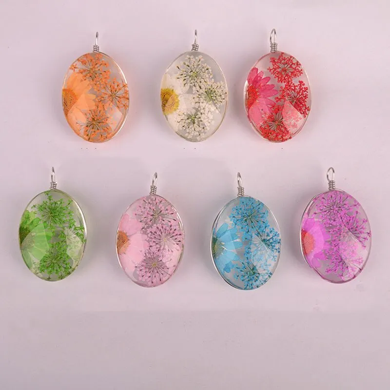 Girls Necklace long embossed all over the sky star immortal flower