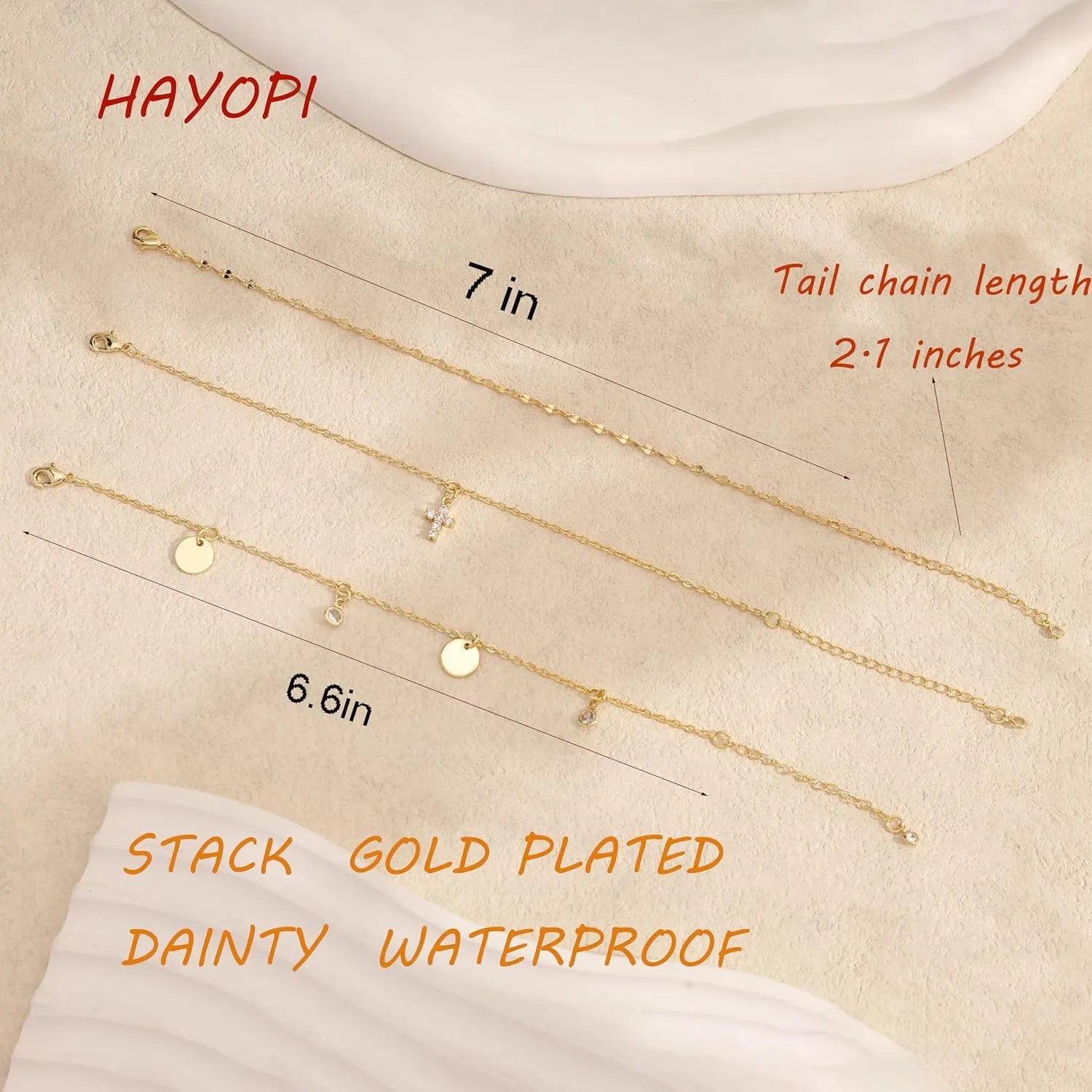 Gold Bracelets for Women,Dainty Gold Cross Bracelet 14K Gold Plated Beaded Bracelets for Women Trendy Bracelet Stack Pearl Bracelet Set Waterproof Chain Bracelet Gold Jewelry for Women Baptism Gifts