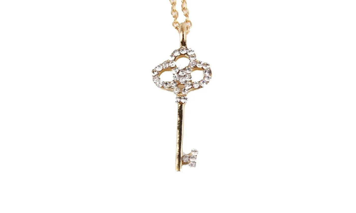 Gold Plated Chain Pendant Necklace