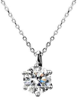 Gold Plated Sterling Sliver Necklaces for Women,Dainty CZ Crystal Pendant Anniversary Birthday Xmas Gifts for Mom Girlfriend