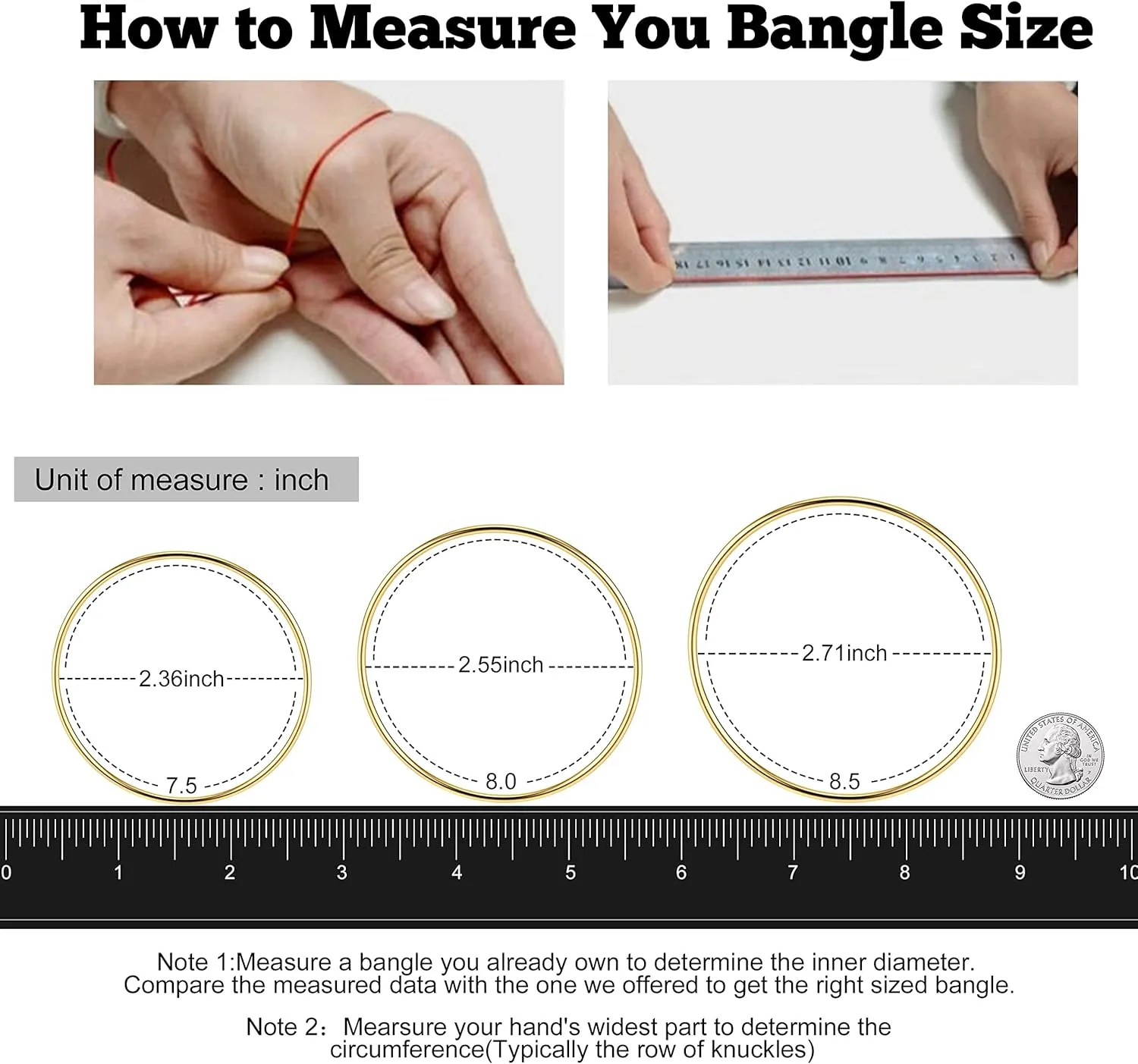 HAIAISO 2mm 14K Gold Plated Bracelet Stainless Steel Bangle Bracelet Stackable Thin Round Bangle Bracelet for Women Plain Polished Bracelet Couple Valentines Day Gifts