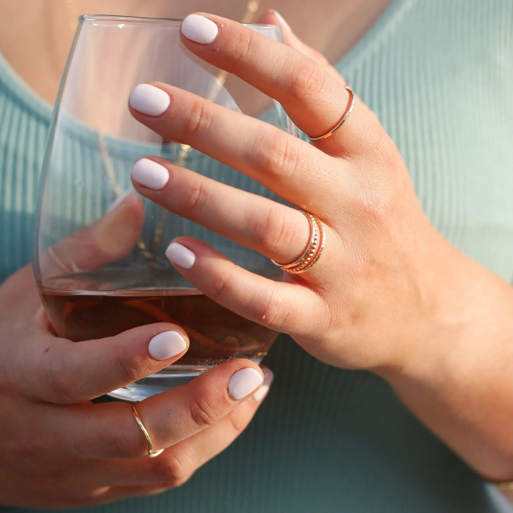 Hammered Stacking Ring