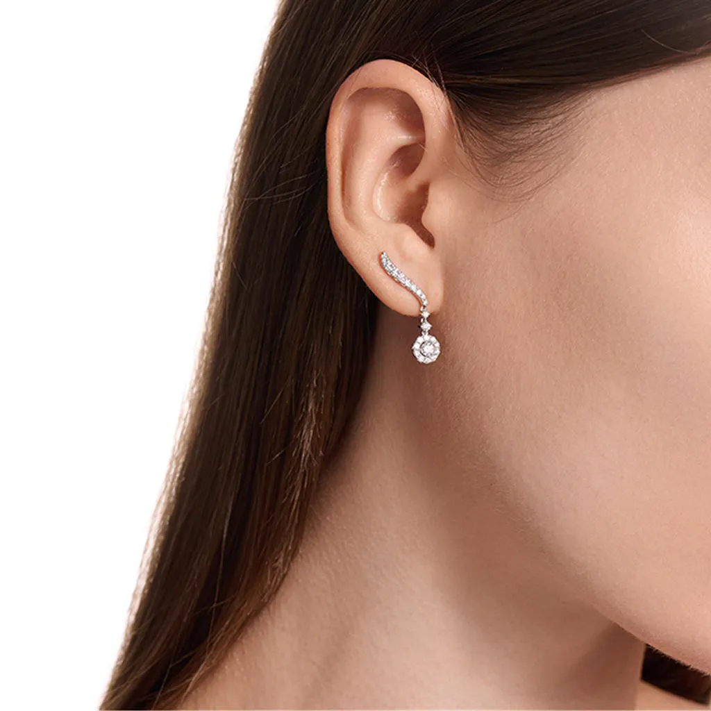 Hearts on Fire Vela Drop Earrings