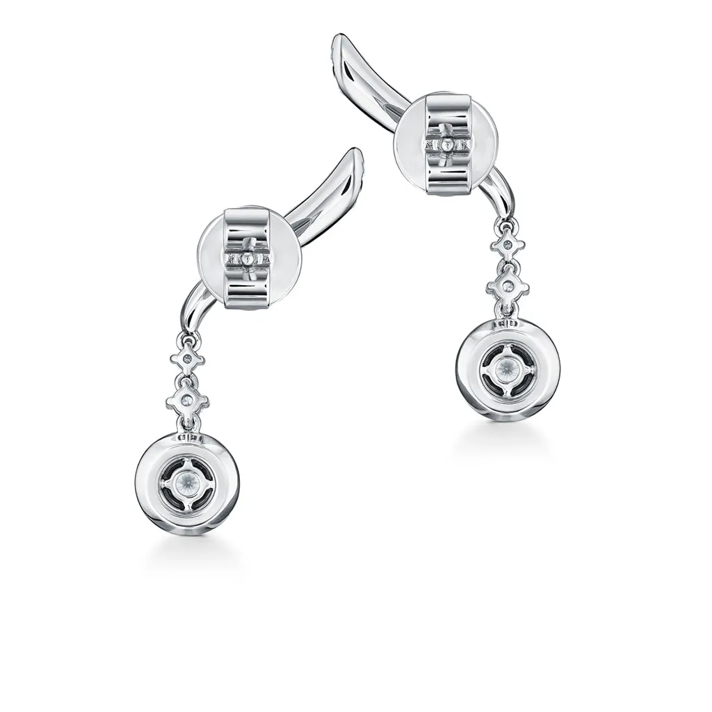 Hearts on Fire Vela Drop Earrings