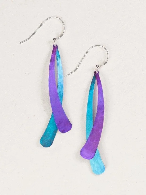 Holly Yashi Sonja Earrings - Turquoise/Purple