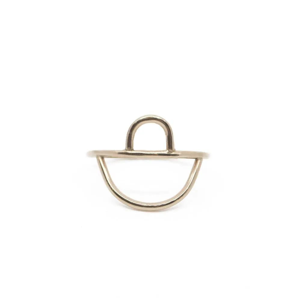Horizon Ring in Gold