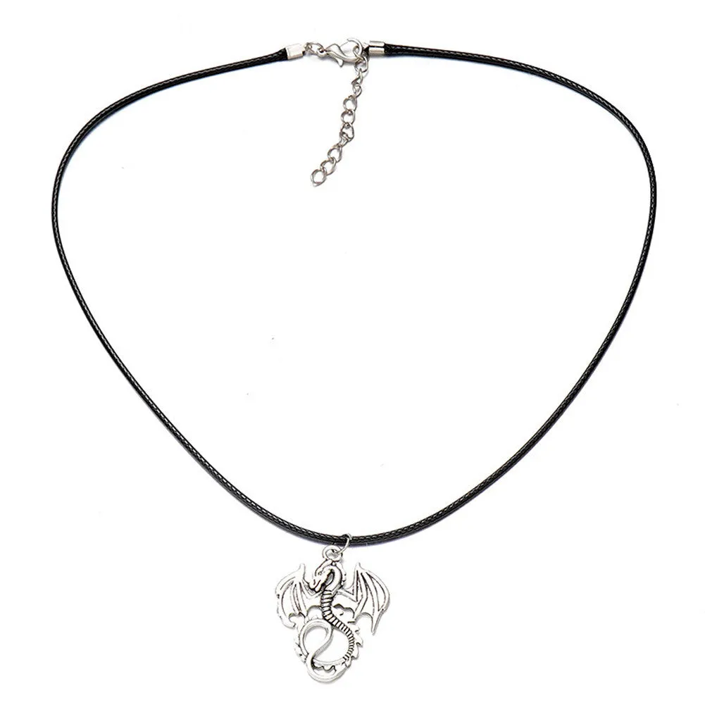 Inspired "Song of Ice and Fire" Dragon Pendant Necklace for Women
