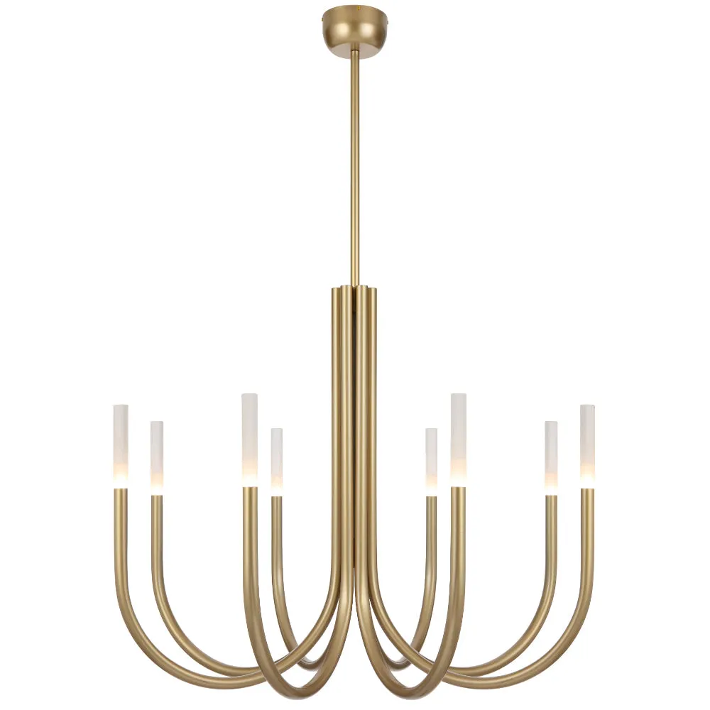 Joshua 8 Light Gold Pendant