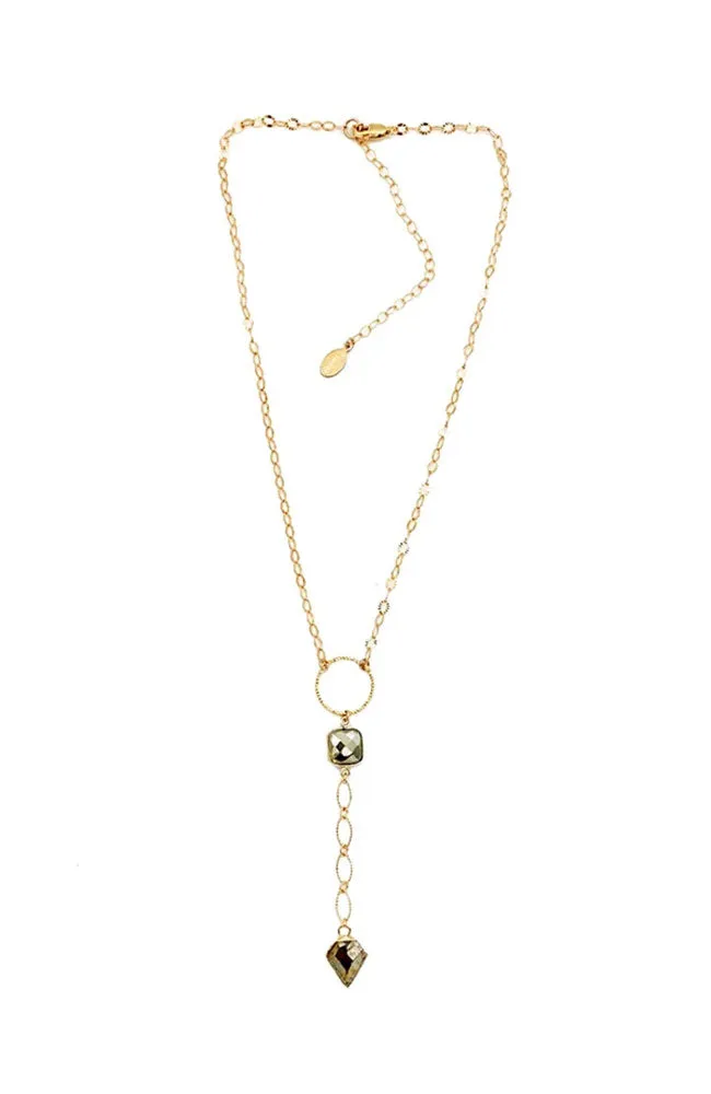 Juliet Pyrite Necklace