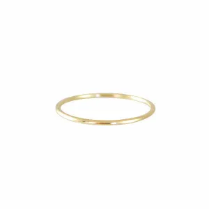 Kathleen Whitaker 14k Small Tube Band Ring