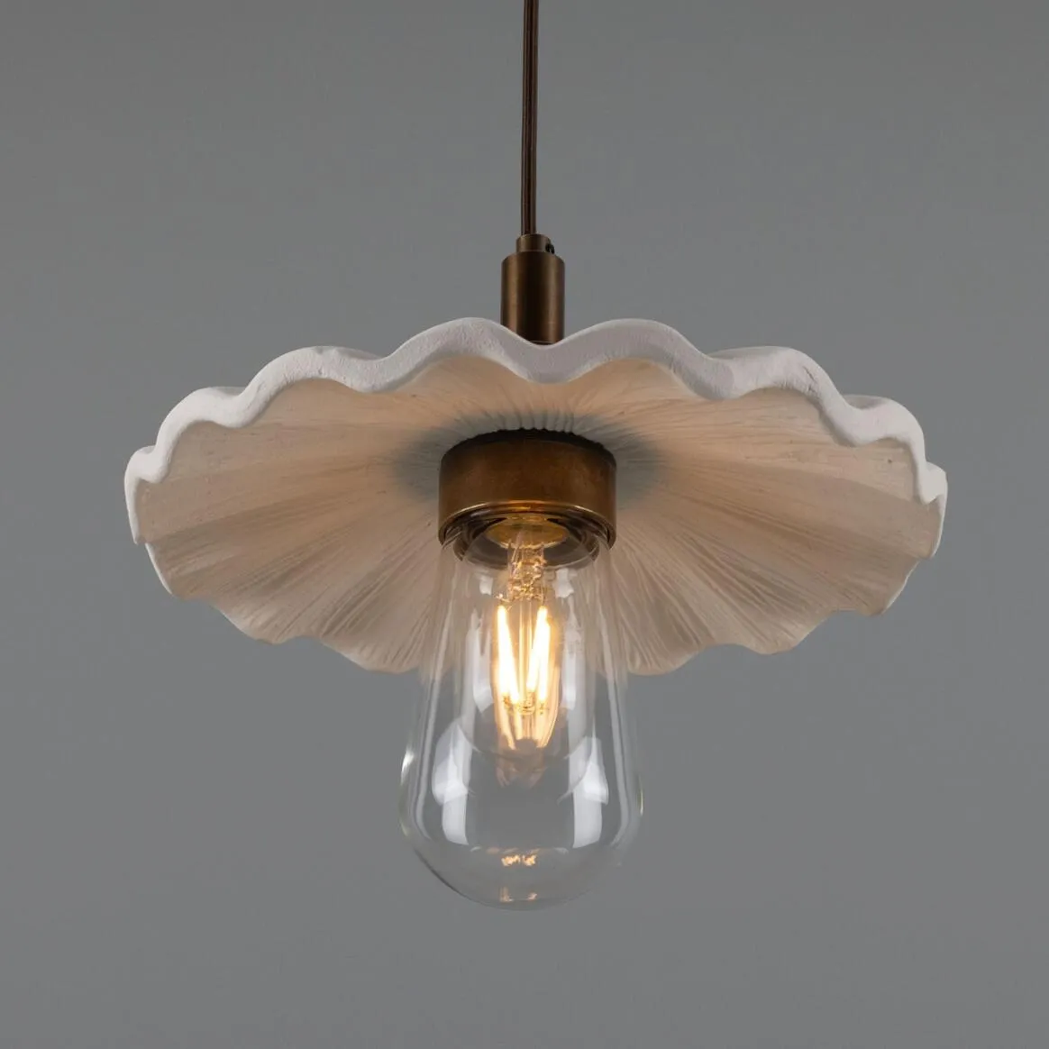 Keeva Organic Ceramic Pendant Light