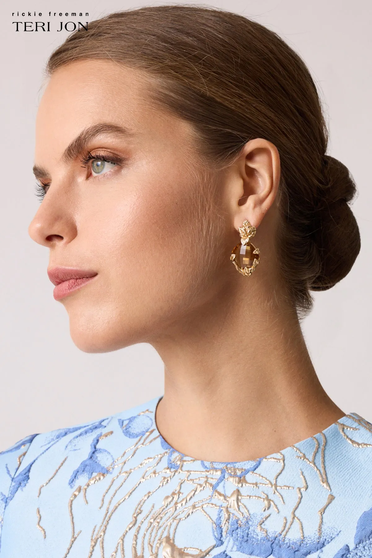 Large Citrine Drop Earrings