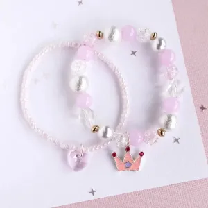 LAUREN HINKLEY Princess Tiara Bracelet Set