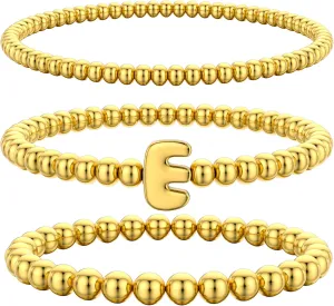 Layered Bracelets for Women,Dainty 14K Gold Plated Bracelets Stack,Link Chain Bracelet Stackable Non Tarnish Jewelry Gifts for Women