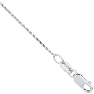 Lloyds 0.8mm Curb Chain Chain Necklace - Platinum