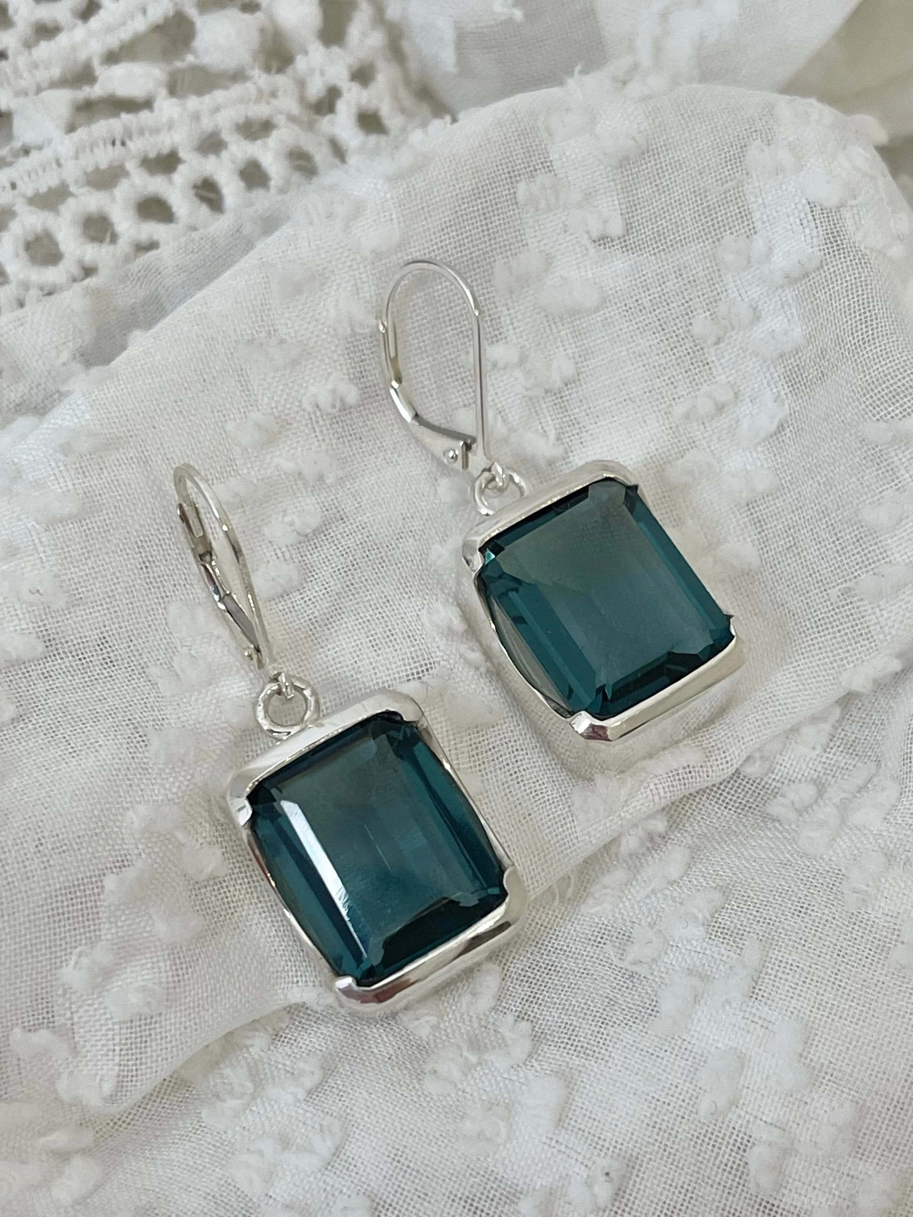 London Blue Topaz Earrings - Bold Collection