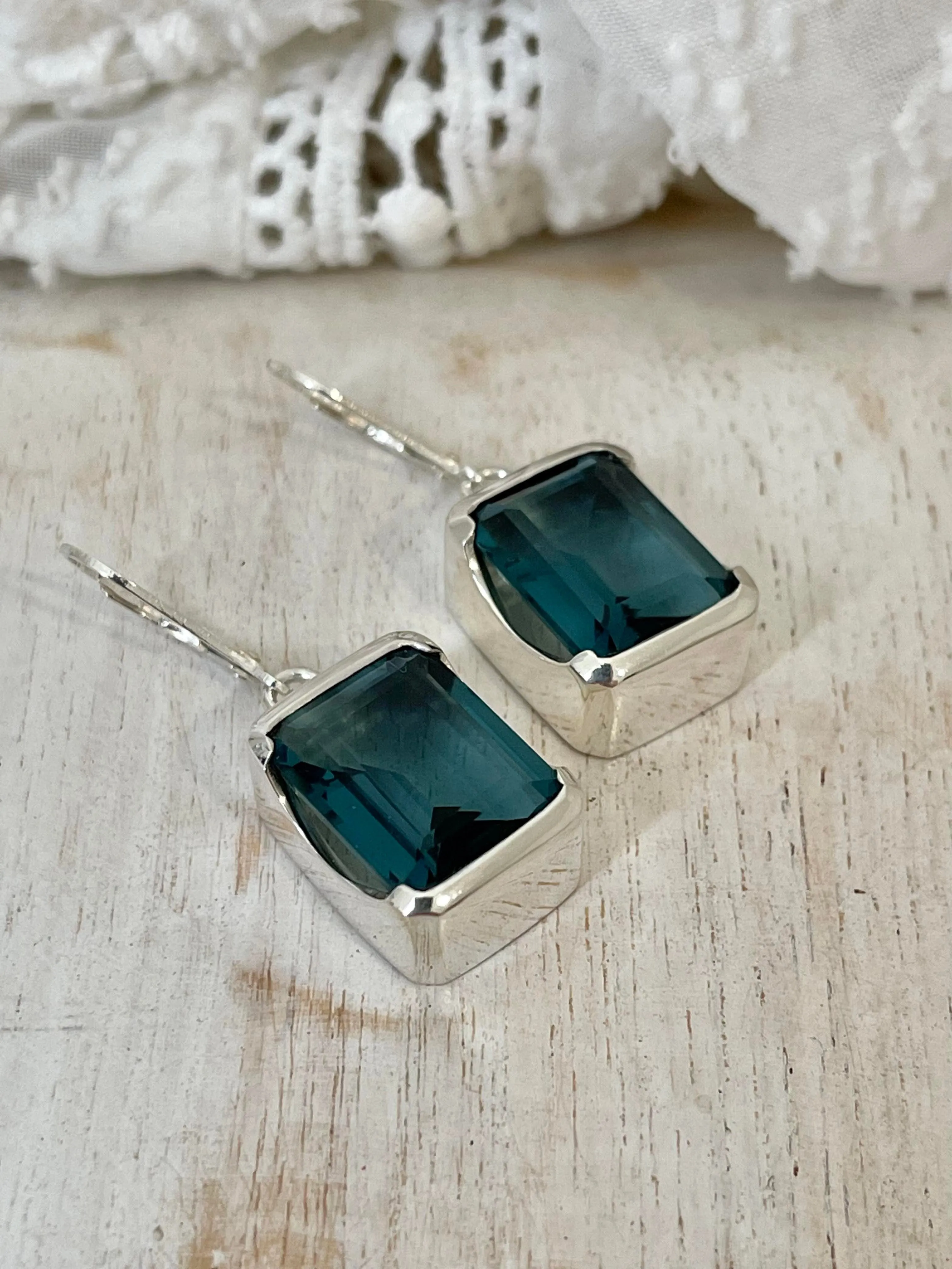 London Blue Topaz Earrings - Bold Collection