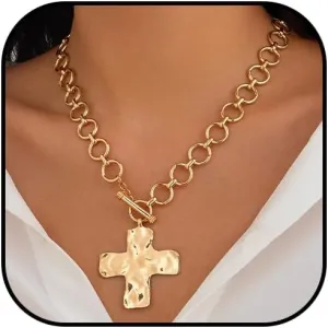 Long tiantian Chunky Gold Necklace Gold Necklace for Women Dainty Statement Choker Necklaces for Woman Exaggerated Ethnic Big Statement Necklaces Vintage Costumes Accessories for Women