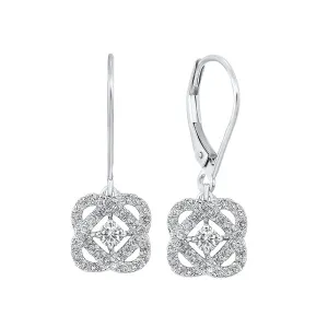 Love Knot Infinity Earrings