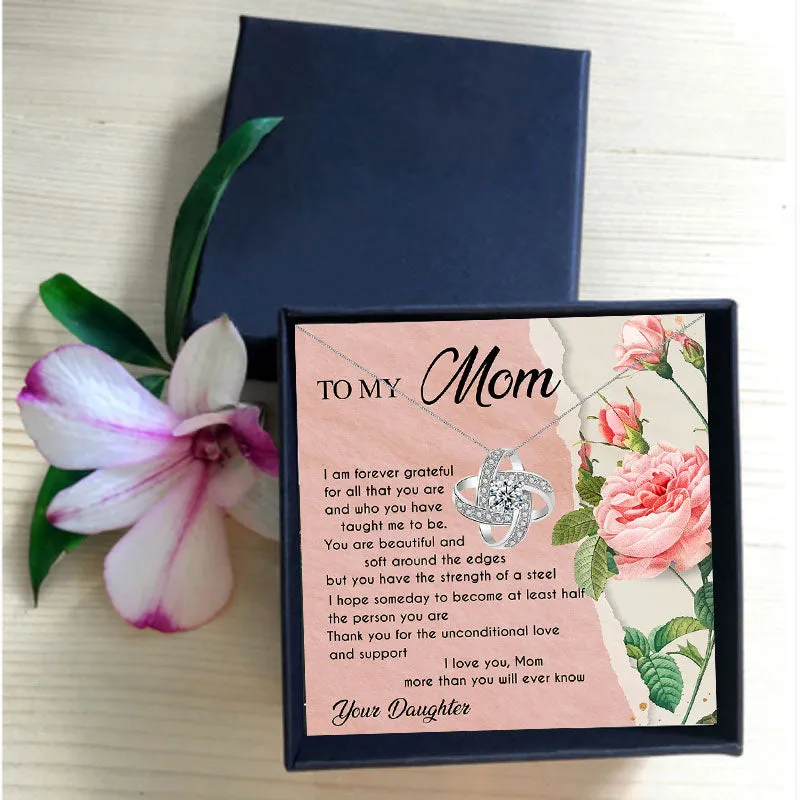 Lucky Knot To My Mom Message Jewelry Box