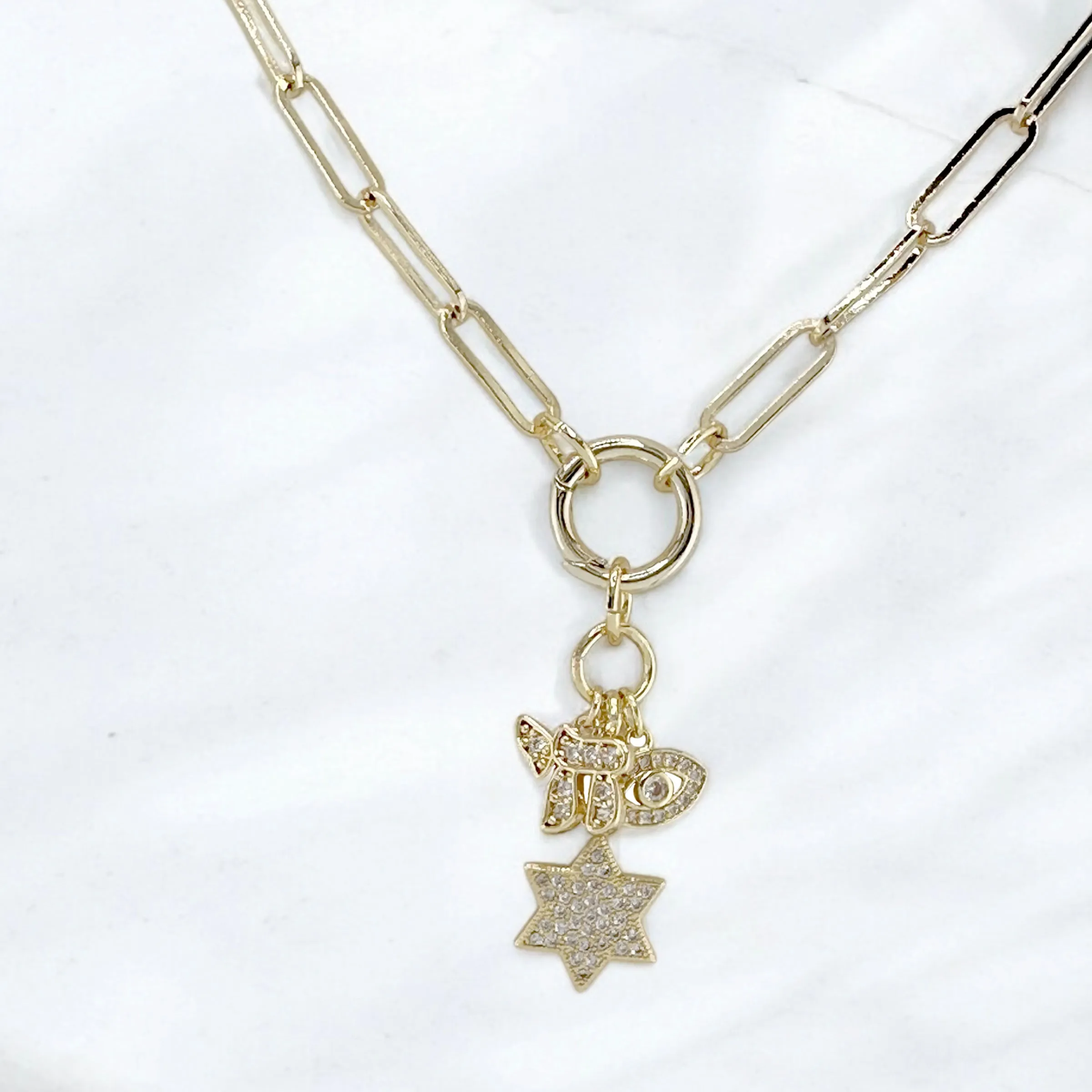 Mariano Paperclip Clasp Necklace