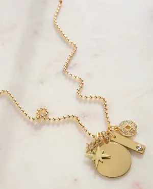 Marilyn Starburst Charm Necklace