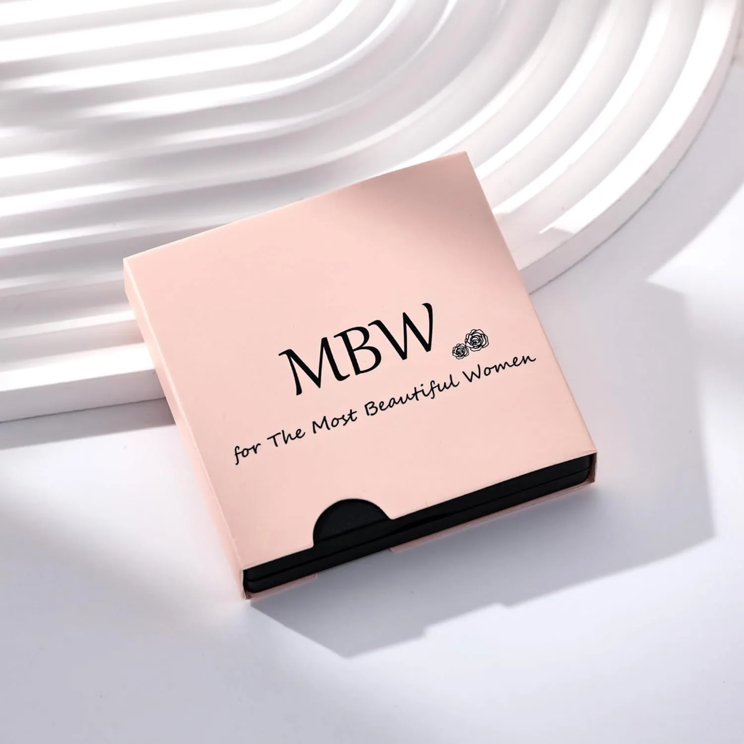 MBW Silver Bracelet Set - Dainty 14K Silver Bracelets, Waterproof, Trendy Minimalist, Small Thin Bracelets for Women, Gift