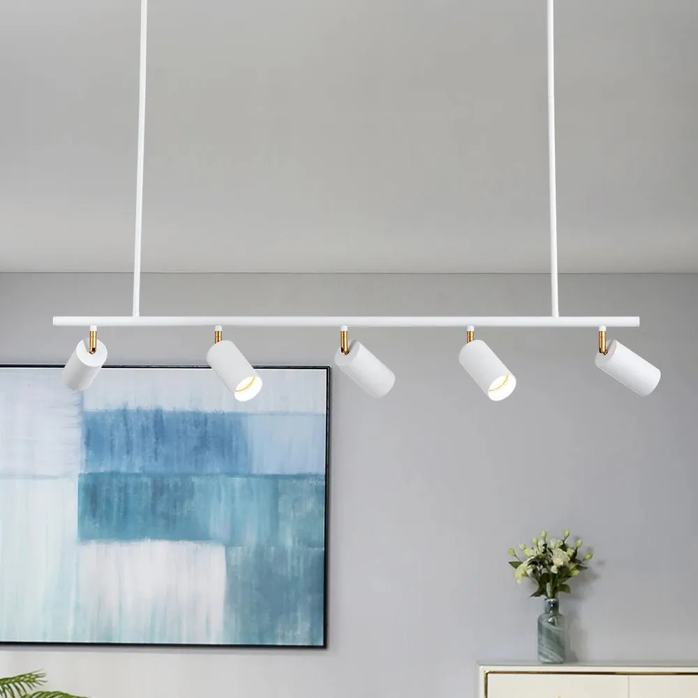 Mid-century Modern Dimmable Track Light Pendant