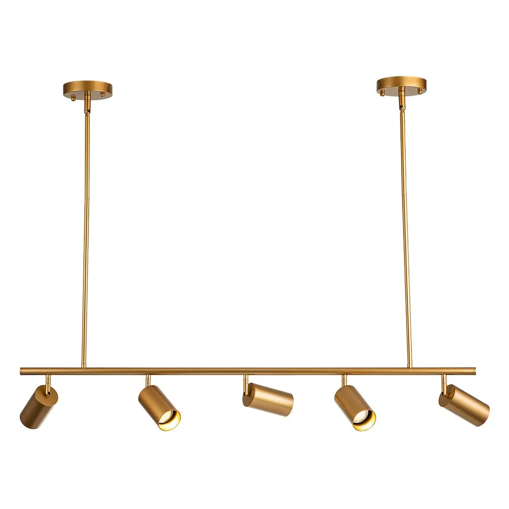 Mid-century Modern Dimmable Track Light Pendant