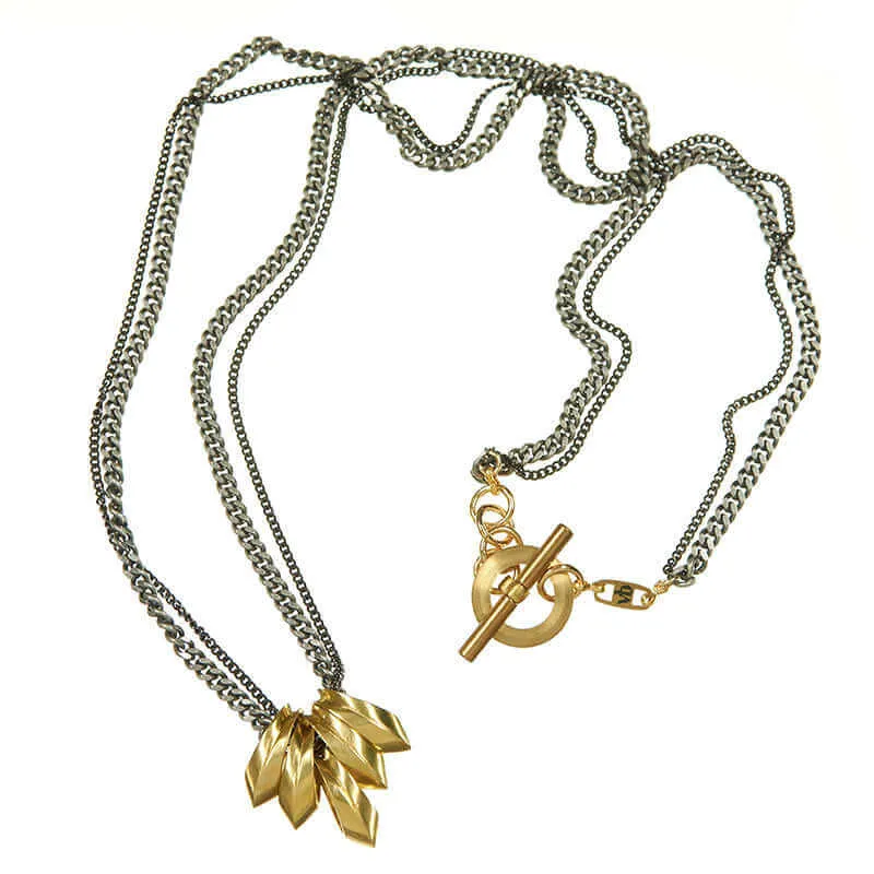 MILA DUAL CHAIN NECKLACE