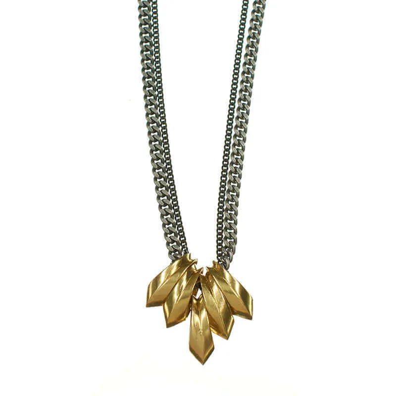 MILA DUAL CHAIN NECKLACE