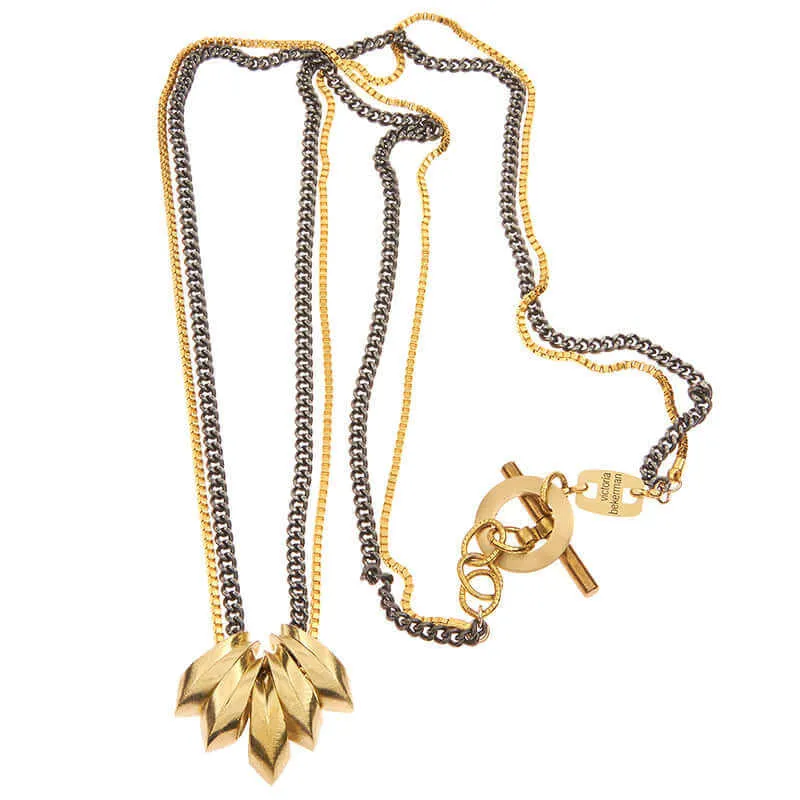 MILA DUAL CHAIN NECKLACE