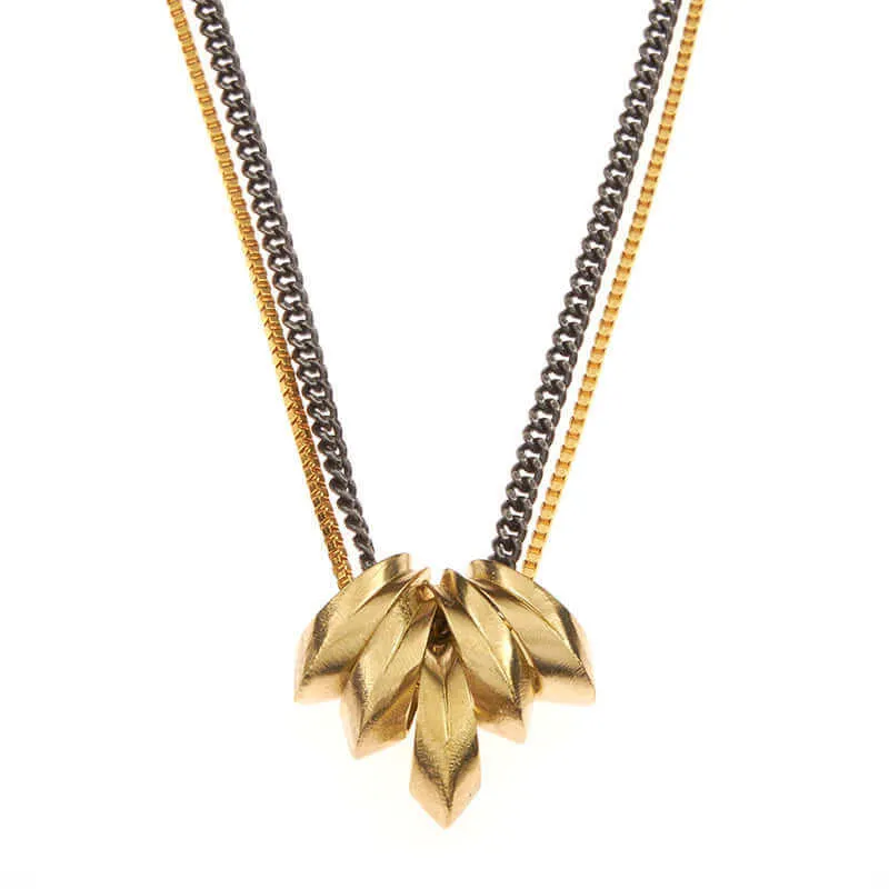 MILA DUAL CHAIN NECKLACE
