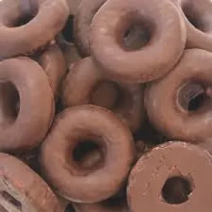 Milk Chocolate Orange Jelly Rings 25LB Bulk