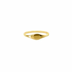 Minimal Slim Signet Ring