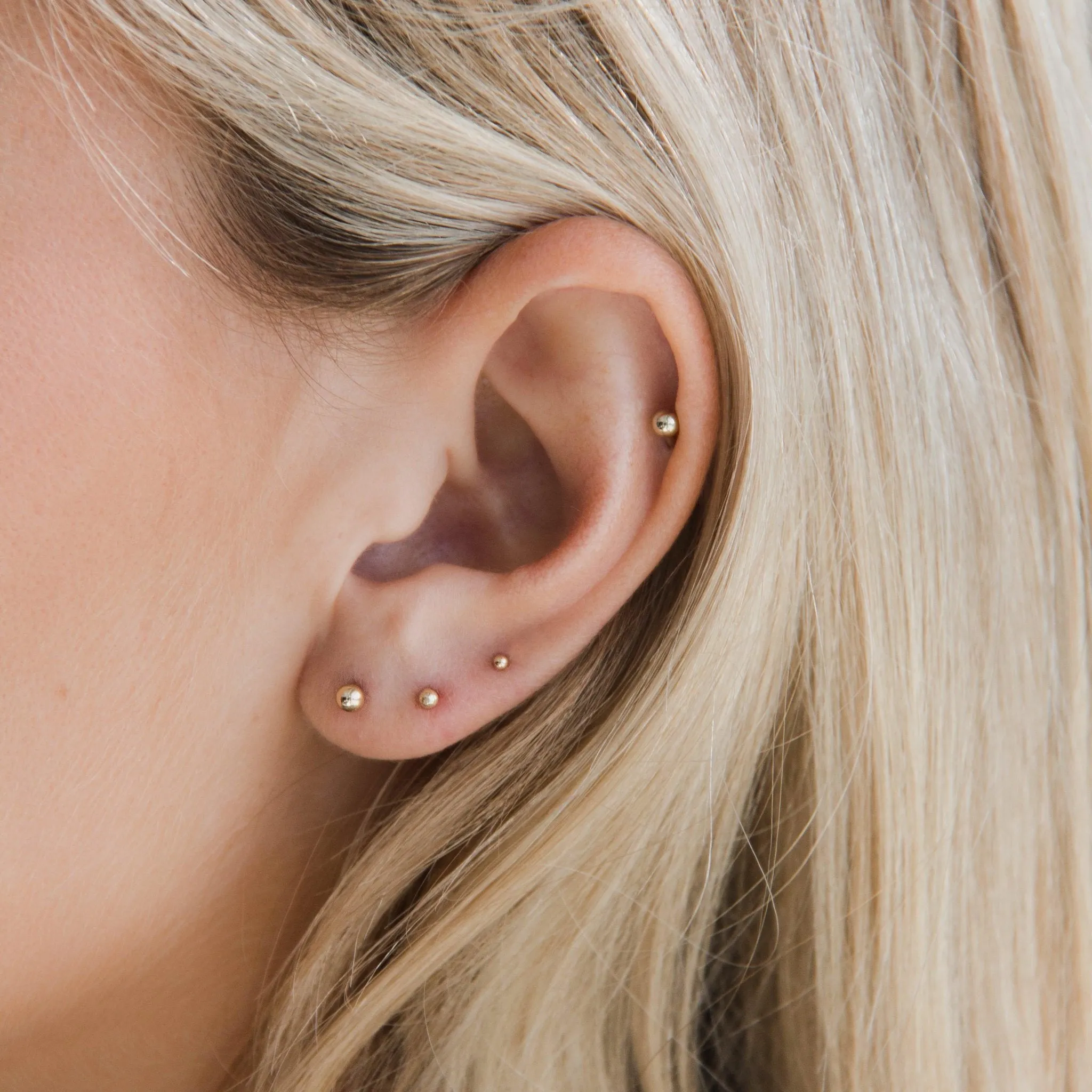 Mon Earrings - Solid Gold
