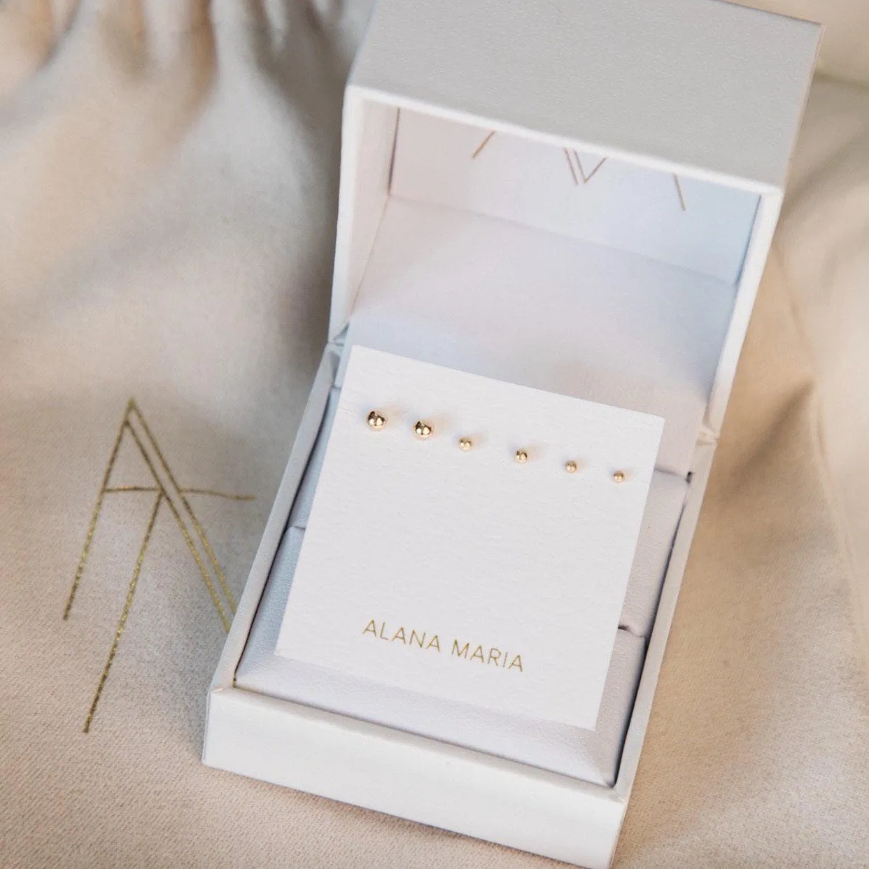 Mon Earrings - Solid Gold