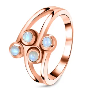 Moonstone Rose Gold Fiorella Ring