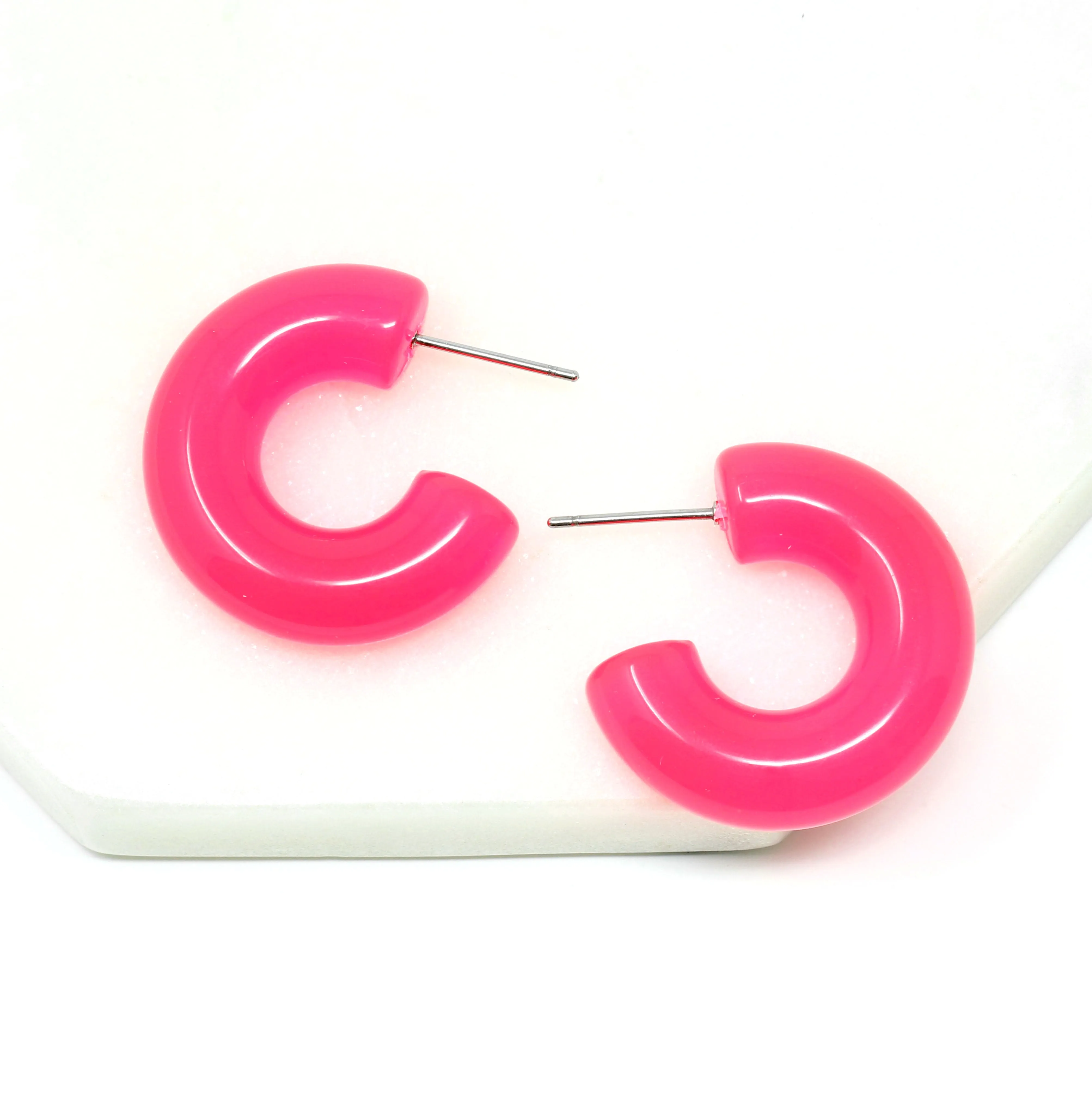 Neon Bold Resin Earrings