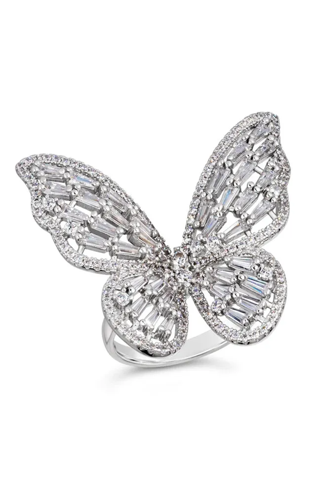 Olivia 01 Diamond White Ring 8