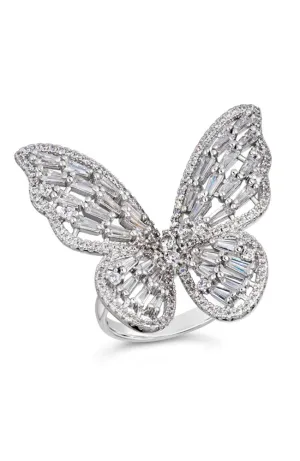 Olivia 01 Diamond White Ring 8