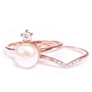 Pearl and Diamond Minimal Ring