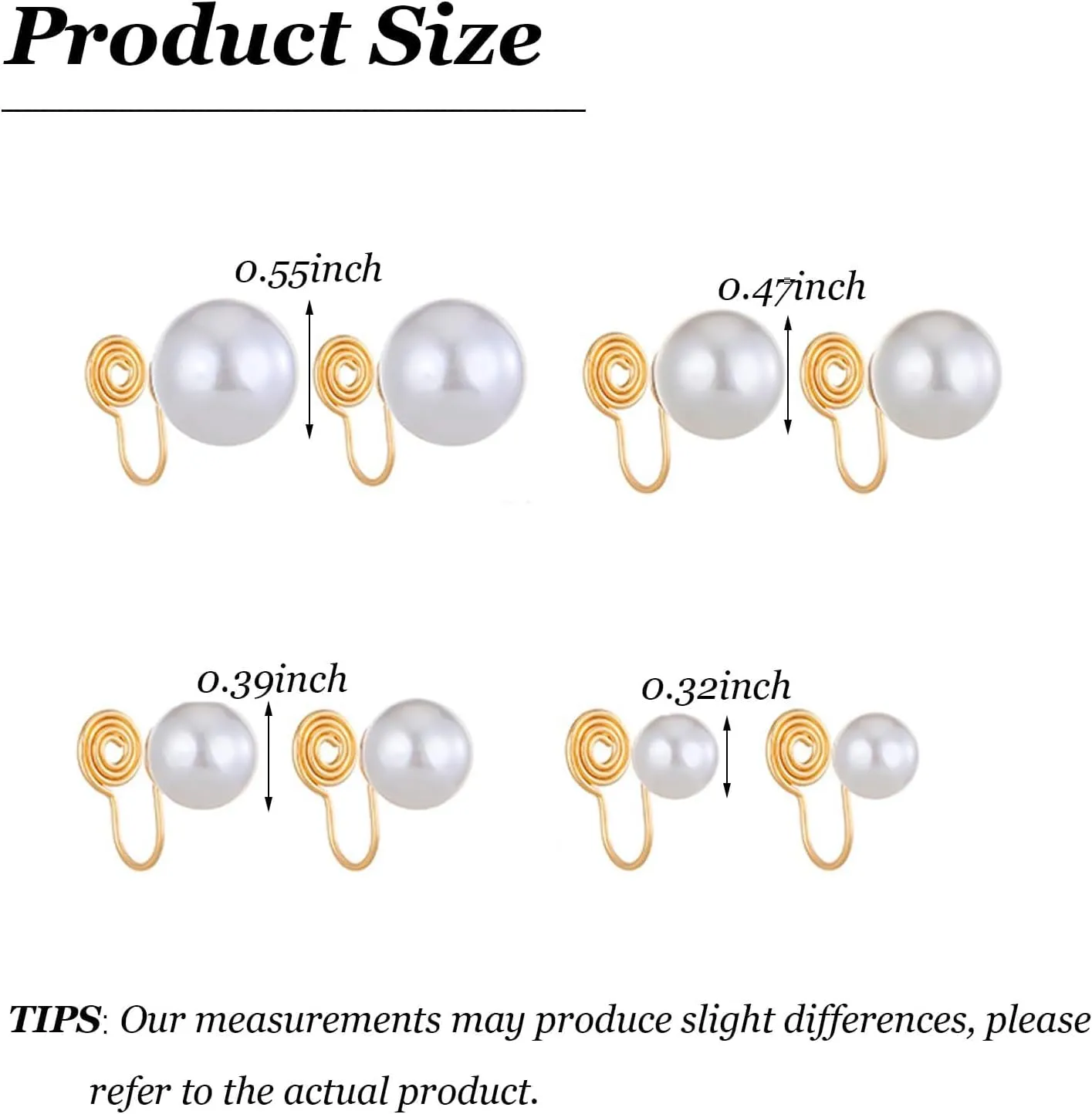 Pearl Clip on Earrings for Women Silver Rhinestones Pearl Dangle Drop Earring Large Pearls Earring Non Pierced Party Jewelry Wedding Jewelry for Brides Bridesmaid Birthday Gifts for Women