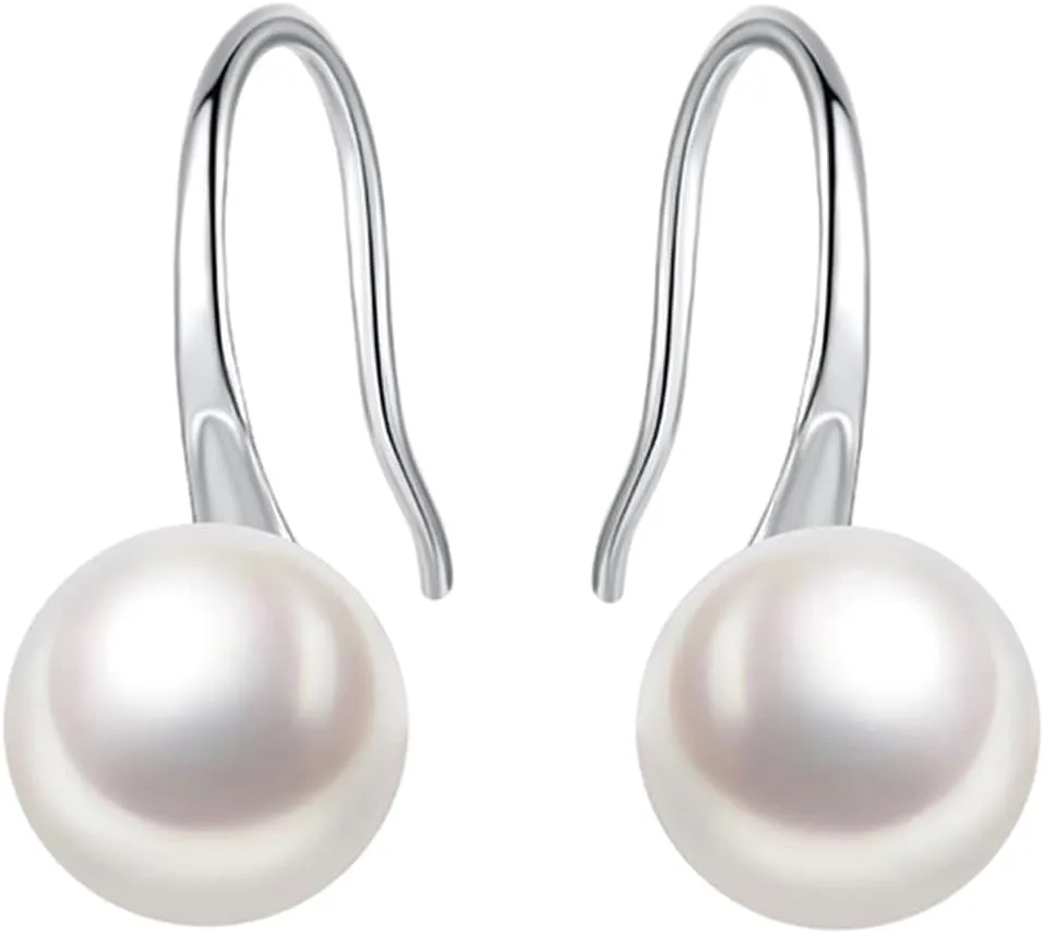 Pearl Earrings For Women Stud Earrings Quality Handpicked Freshwater Cultured Pearl Drop Earrings S925 Sterling Silver Earrings