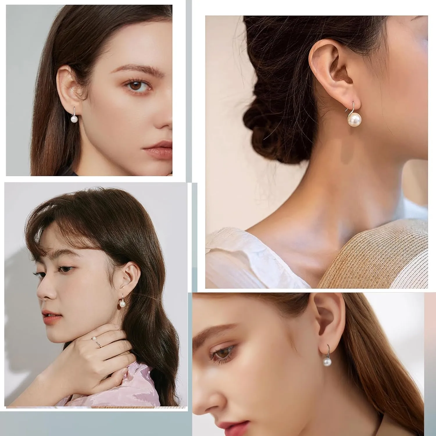 Pearl Earrings For Women Stud Earrings Quality Handpicked Freshwater Cultured Pearl Drop Earrings S925 Sterling Silver Earrings