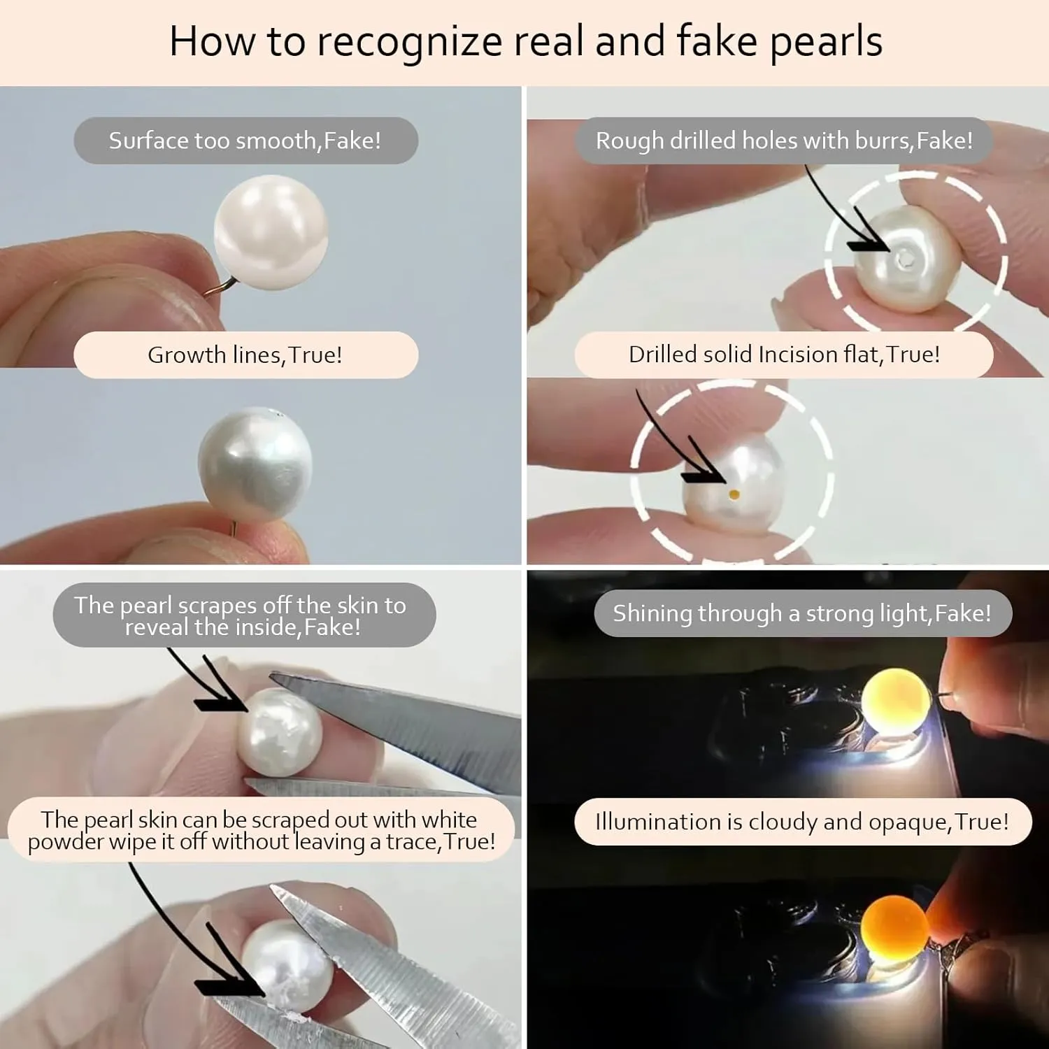 PEARLIE Pearl Necklace Pendant for Women, Double Pearls Adjustable Choker Necklace Handpicked Freshwater Cultured Pearl Gold Chain Necklace Wedding Jewelry